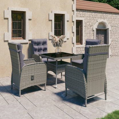 Garden Dining Set Grey