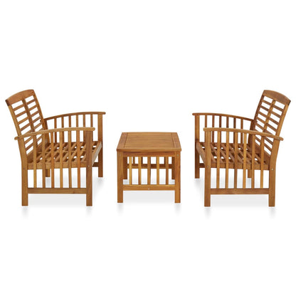 Garden Lounge Set Acacia Solid acacia wood Medium Durable