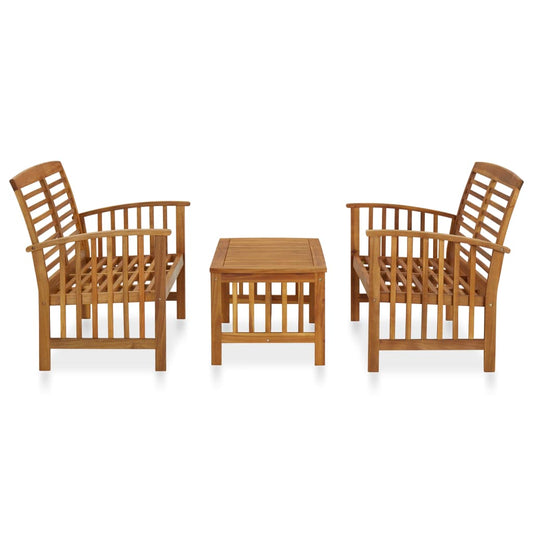 Garden Lounge Set Acacia Solid acacia wood Medium Durable