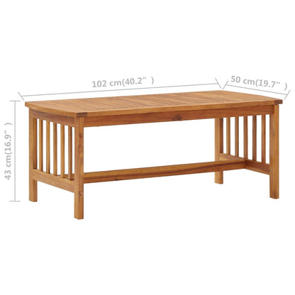 Garden Lounge Set Acacia Solid acacia wood Medium Durable