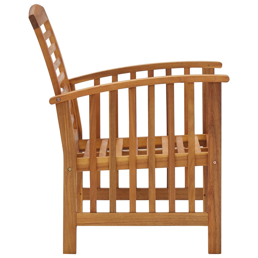 Garden Lounge Set Natural wood Solid Acacia wood Large Seats Many