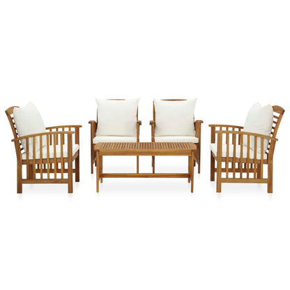 Garden Lounge Set Acacia wood Solid acacia wood Medium Durable