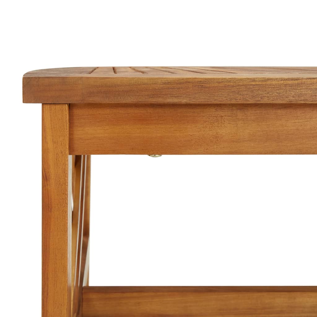 Garden Lounge Set Brown Solid acacia wood Medium Durable