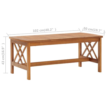 Garden Lounge Set Brown Solid acacia wood Medium Durable