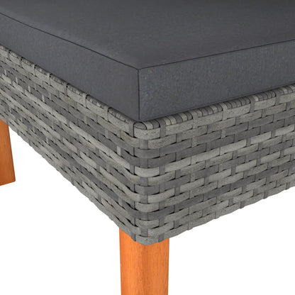 Corner Sofa Grey and Anthracite