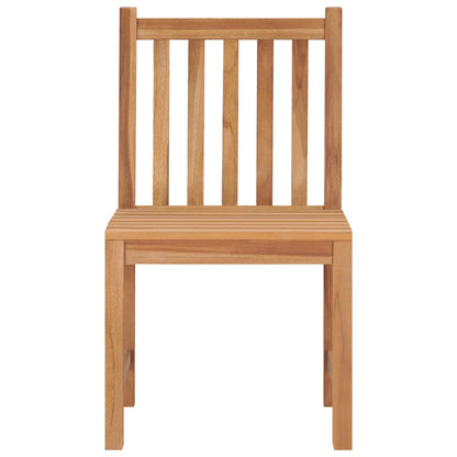 Garden Chair Set of 2 Natural Teak Teak hardwood Standard