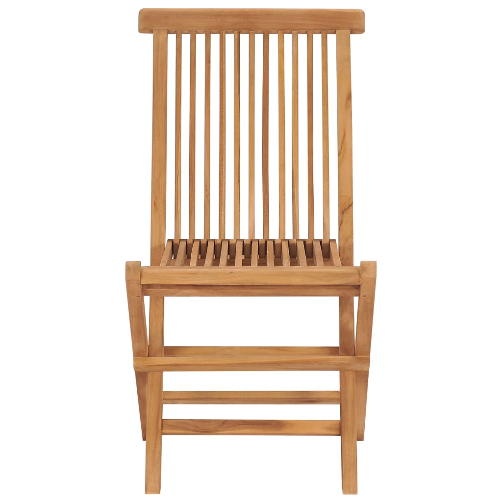 Garden Chair Set of 4 Teak