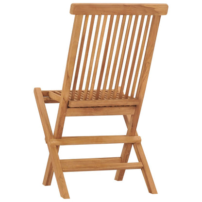 Garden Chair Set of 4 Teak