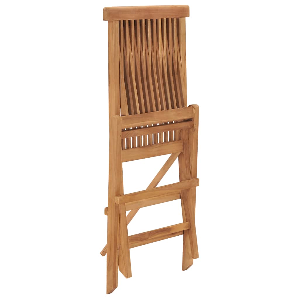 Garden Chair Set of 4 Teak