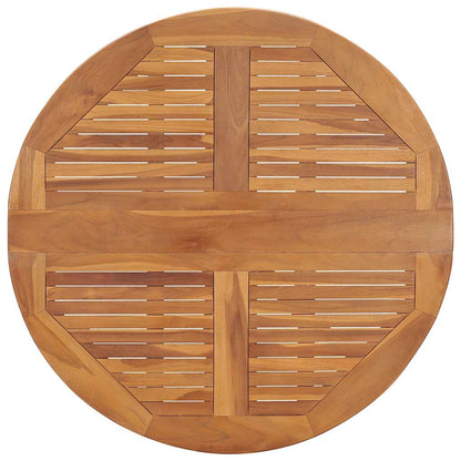 Dining Table Teak Solid Teak Wood Medium Foldable Dining Table
