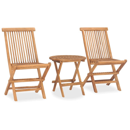 Outdoor Dining Set Natural teak Smooth sanded teak hardwood Compact