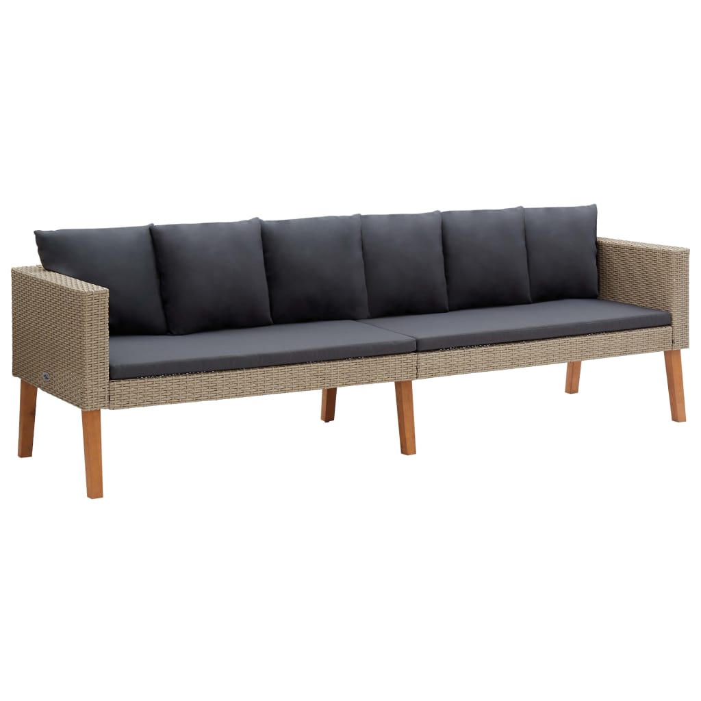 Outdoor Furniture Set Beige, Anthracite