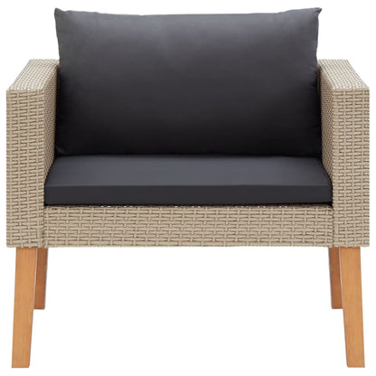 Outdoor Furniture Set Beige, Anthracite