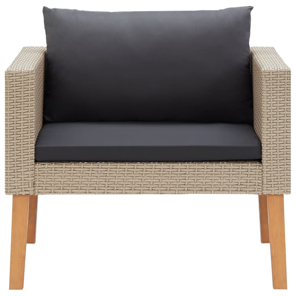 Outdoor Furniture Set Beige, Anthracite