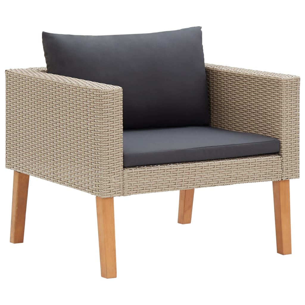 Garden Furniture Set Beige
