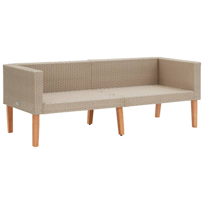 Garden Furniture Set Beige and Anthracite