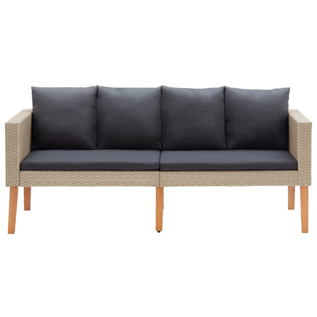 Garden Furniture Set Beige, Anthracite