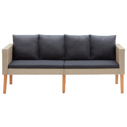 Garden Furniture Set Beige, Anthracite