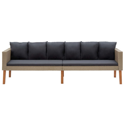 Garden Furniture Set Beige, Anthracite