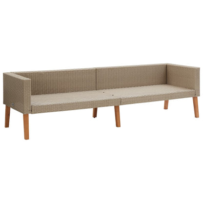Garden Furniture Set Beige, Anthracite