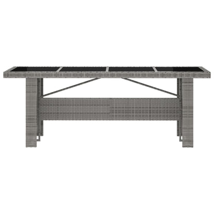 Outdoor Dining Set Grey, Dark Grey