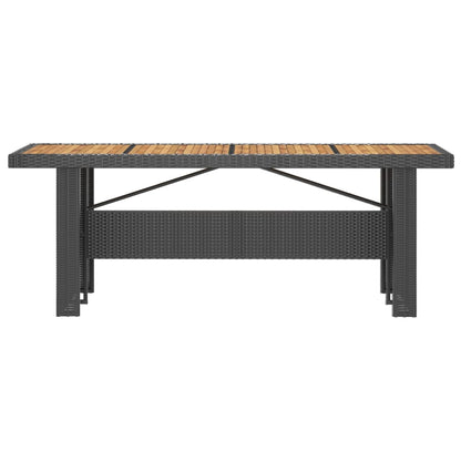 Outdoor Dining Set Black