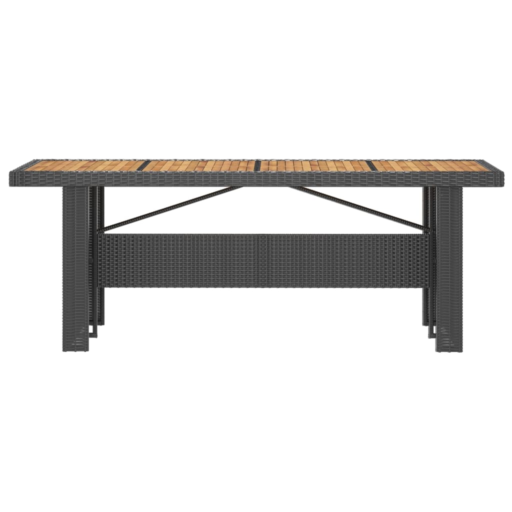 Outdoor Dining Set Black