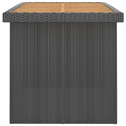 Outdoor Dining Set Black