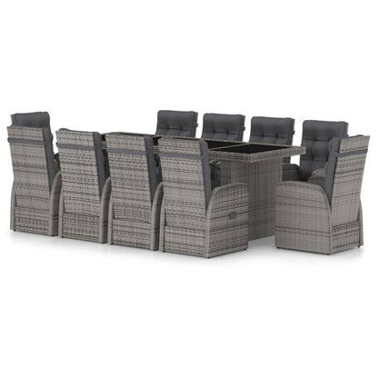 Outdoor Dining Set Grey