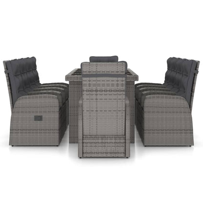 Outdoor Dining Set Grey