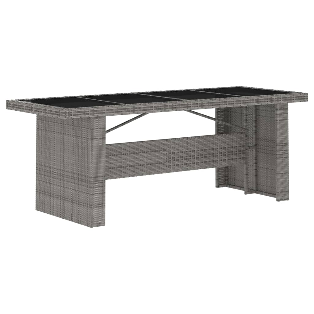Outdoor Dining Set Grey
