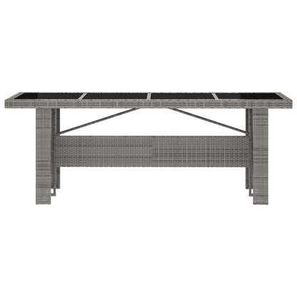 Outdoor Dining Set Grey