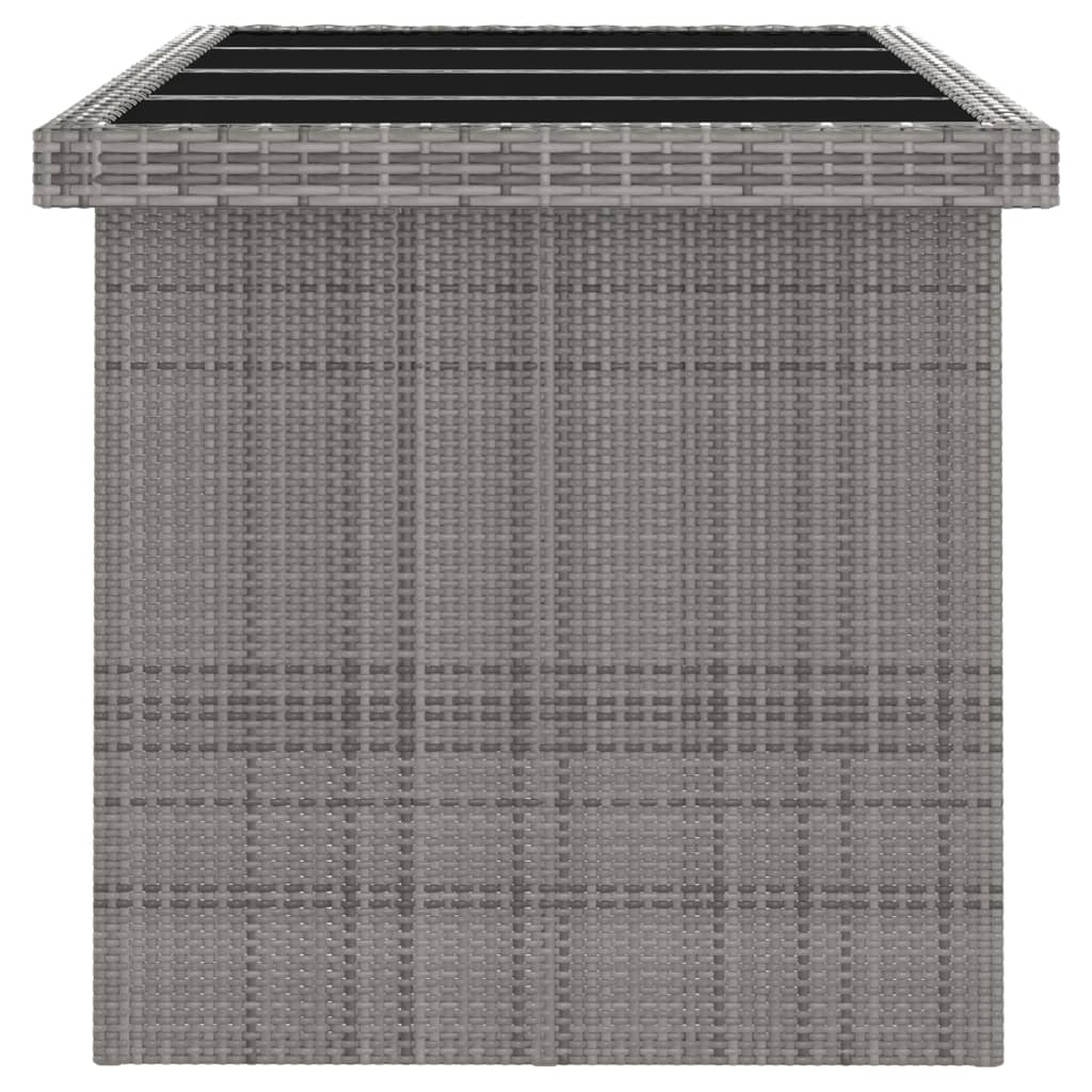 Outdoor Dining Set Grey