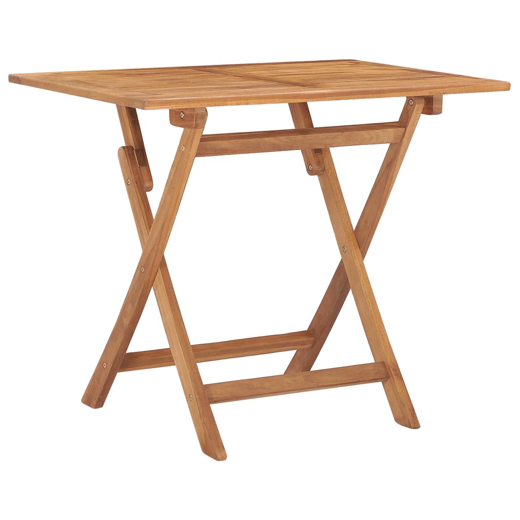 Outdoor Dining Set Teak Natural Fine Sanded Teak Hardwood Medium