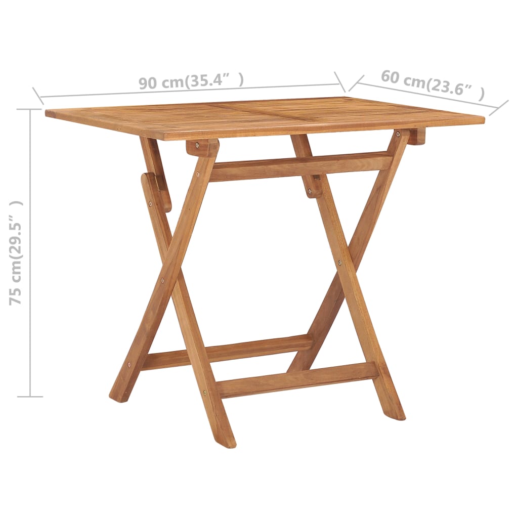 Outdoor Dining Set Teak Natural Fine Sanded Teak Hardwood Medium