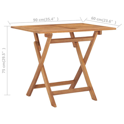 Outdoor Dining Set Teak Natural Fine Sanded Teak Hardwood Medium