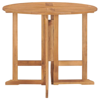 Outdoor Dining Set Teak Solid Teak Wood Standard Foldable