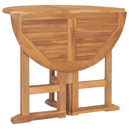 Outdoor Dining Set Teak Solid Teak Wood Standard Foldable