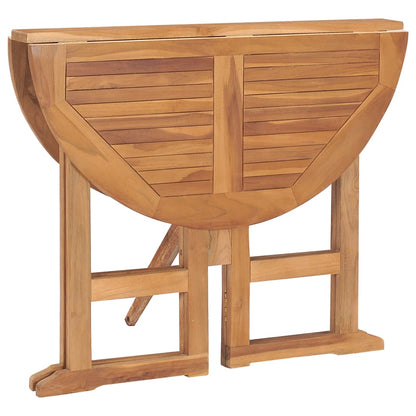Outdoor Dining Set Teak Solid Teak Wood Standard Foldable
