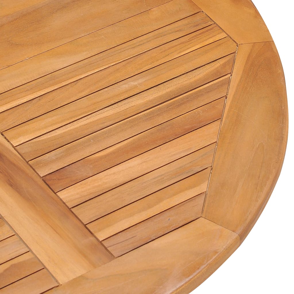 Outdoor Dining Set Teak Solid Teak Wood Standard Foldable