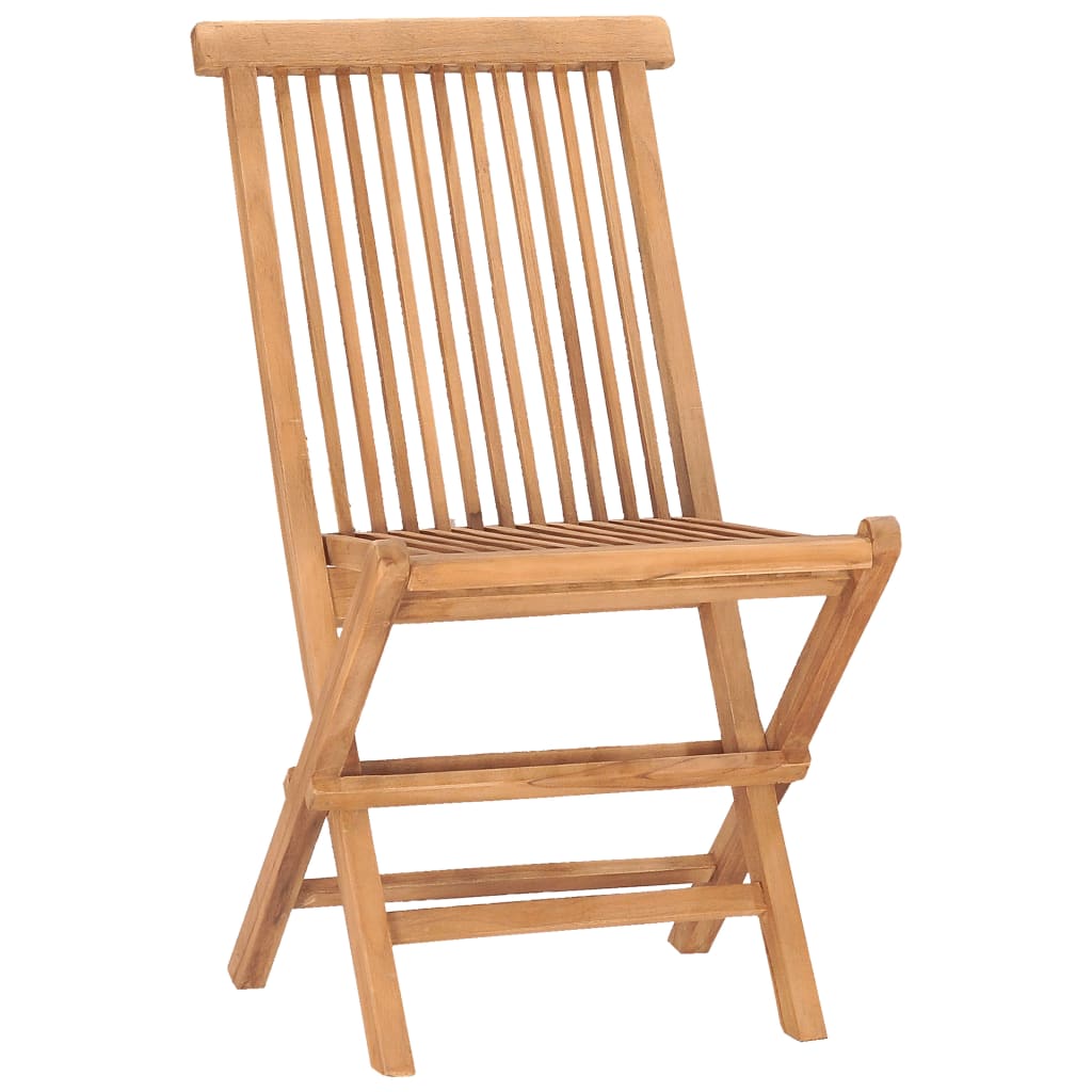 Outdoor Dining Set Teak Solid Teak Wood Standard Foldable