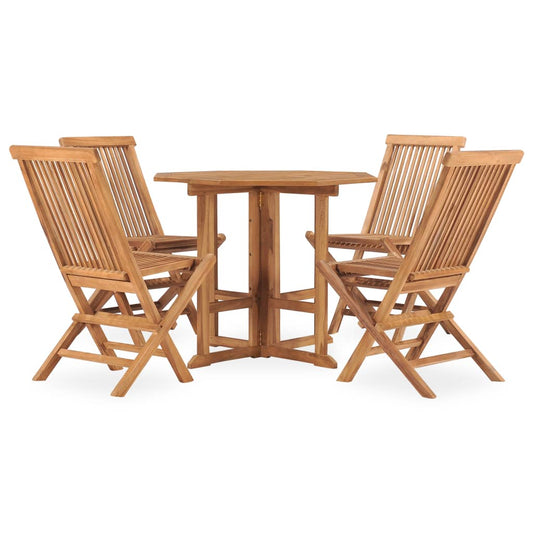 Outdoor Dining Set Teak Solid teak wood Medium Collapsible