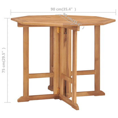 Outdoor Dining Set Teak Solid teak wood Medium Collapsible