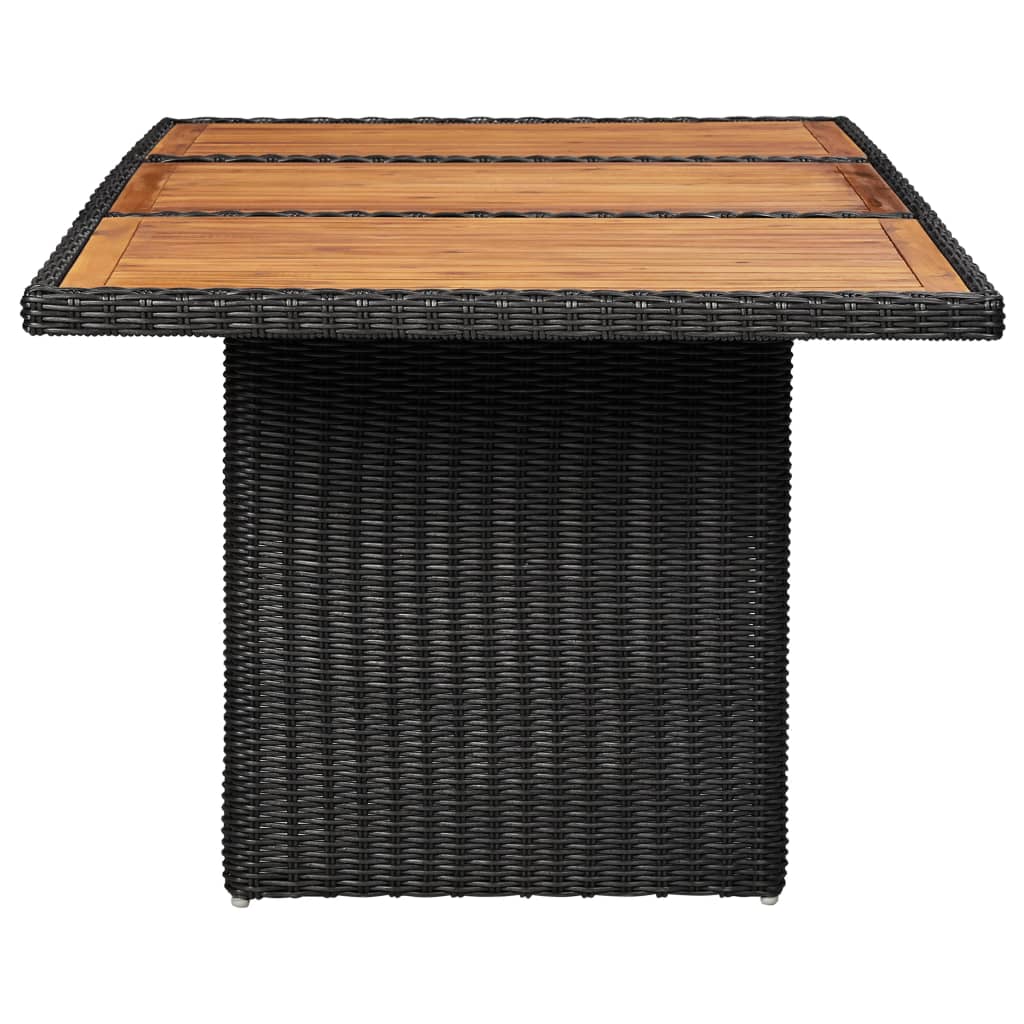 Dining Set Black Powder-coated steel Removable Covers