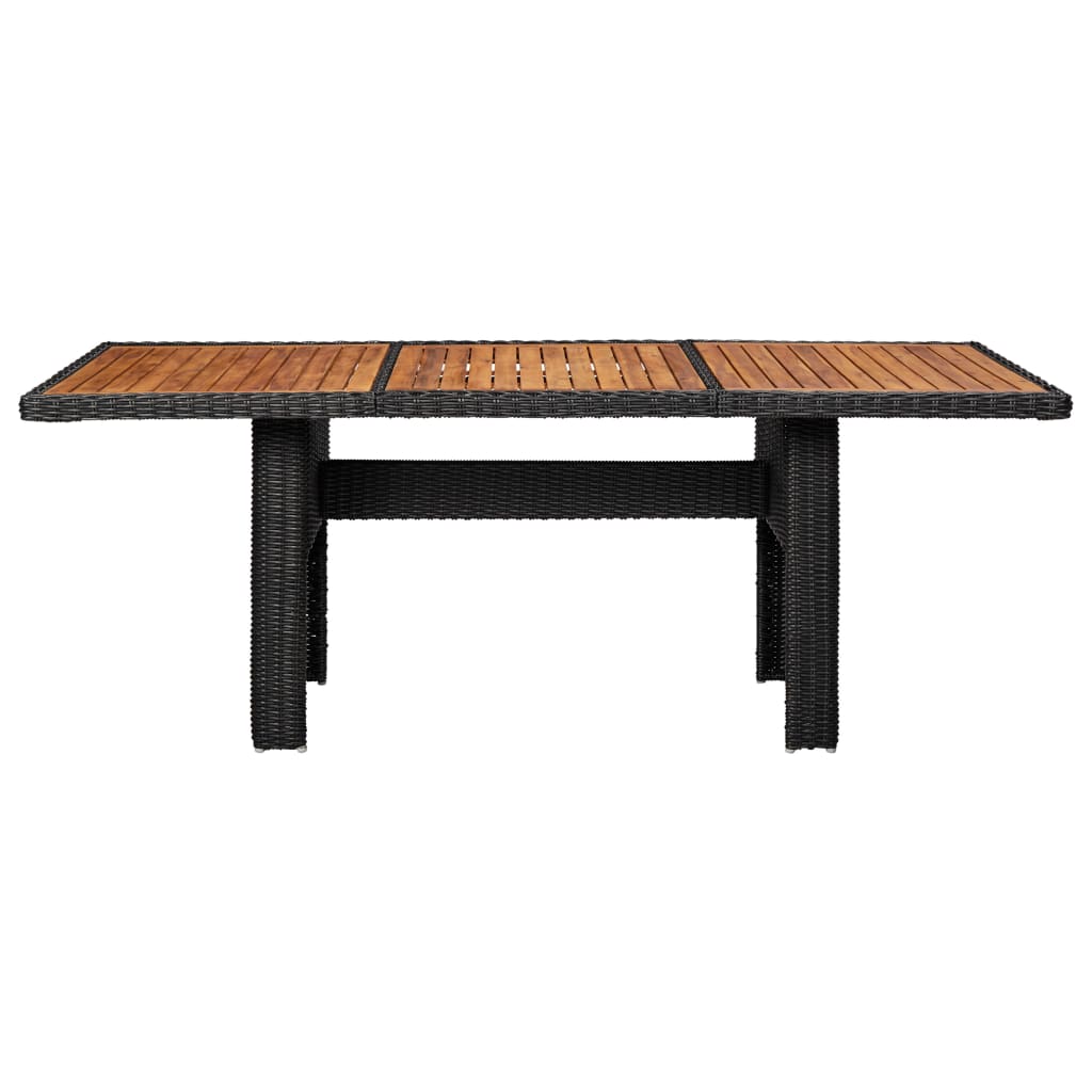Dining Set Black Powder-coated steel Removable Covers