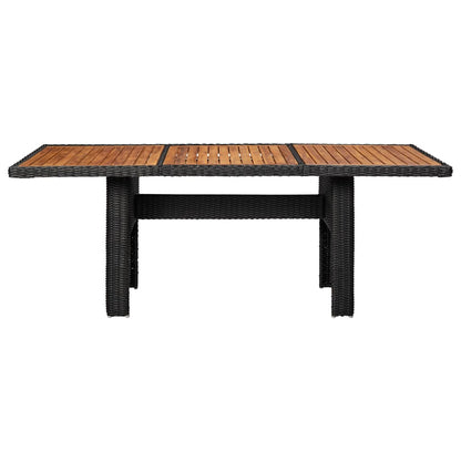 Dining Set Black Powder-coated steel Removable Covers