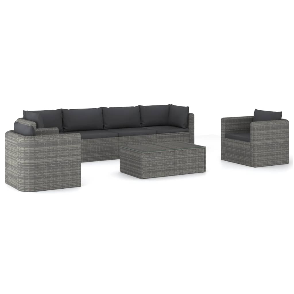 Garden Lounge Set Grey