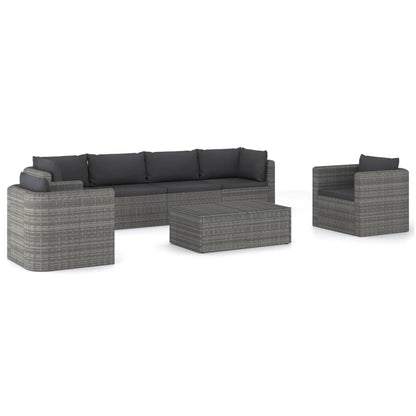Garden Lounge Set Grey