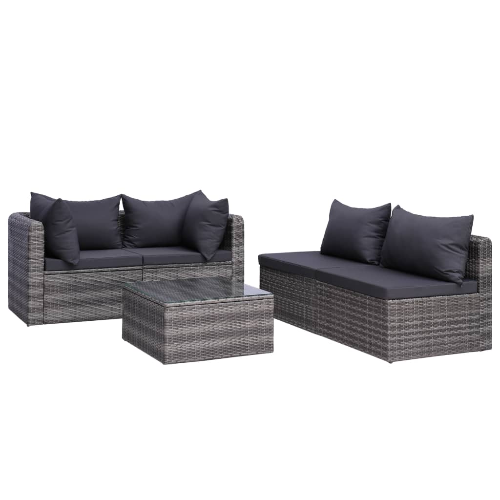 Garden Lounge Set Grey