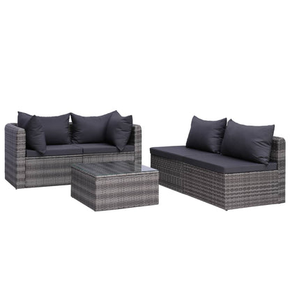 Garden Lounge Set Grey